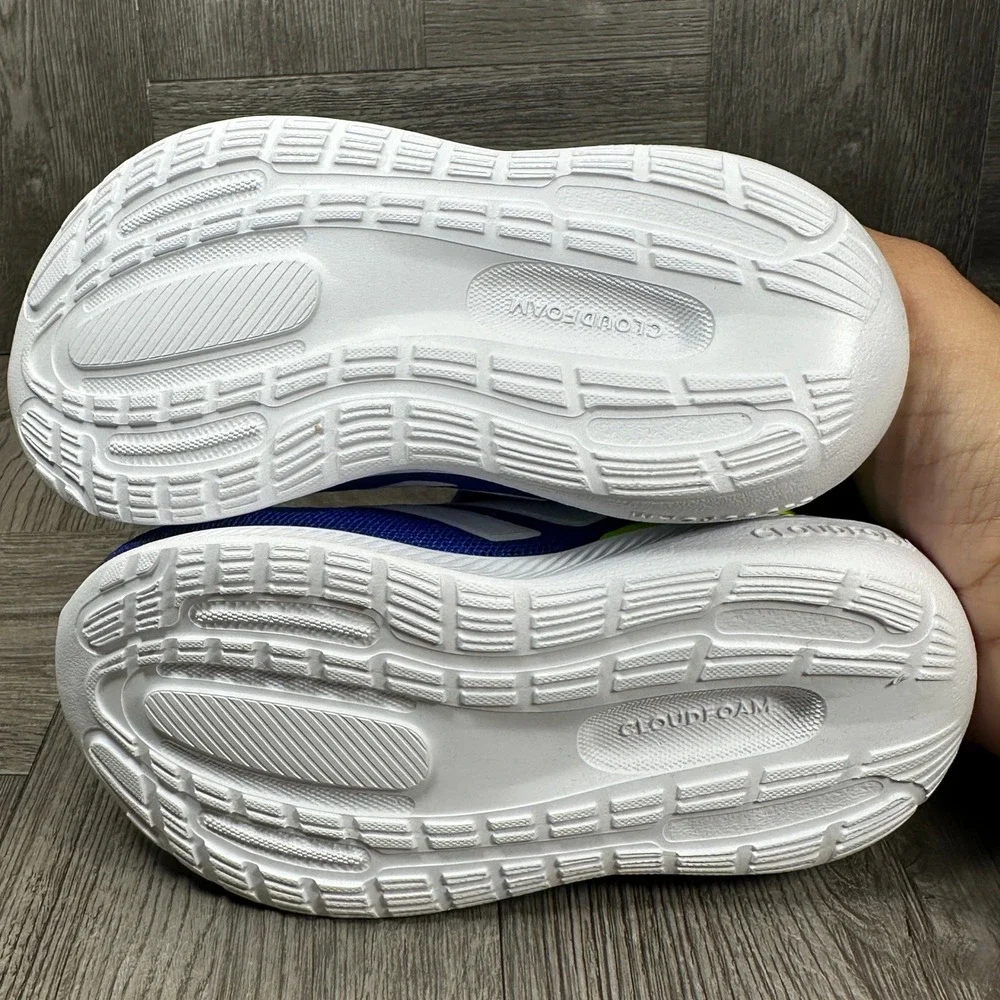 Adidas‎ Runfalcon 5 EL I Kids Size 5K Blue Mesh Athletic Running NEW  IE8595